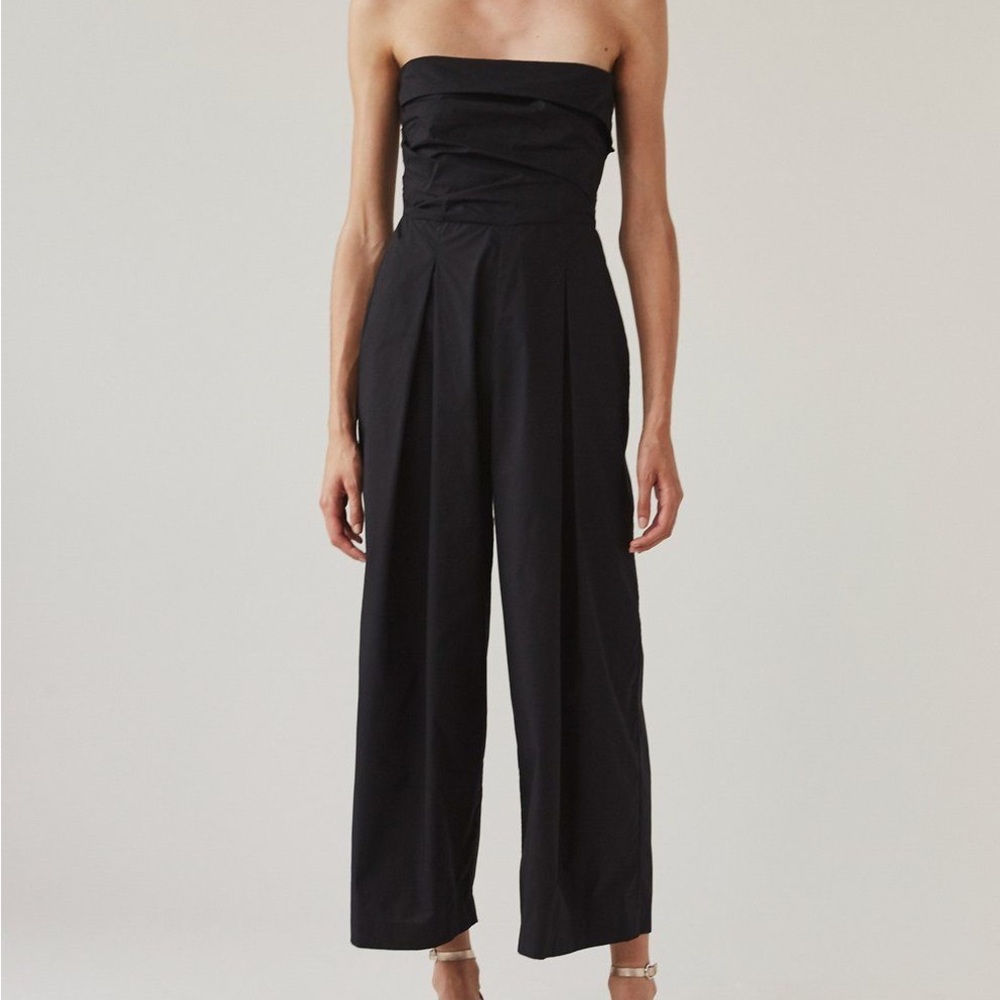 Rachel comey strapless black Tristan jumpsuit